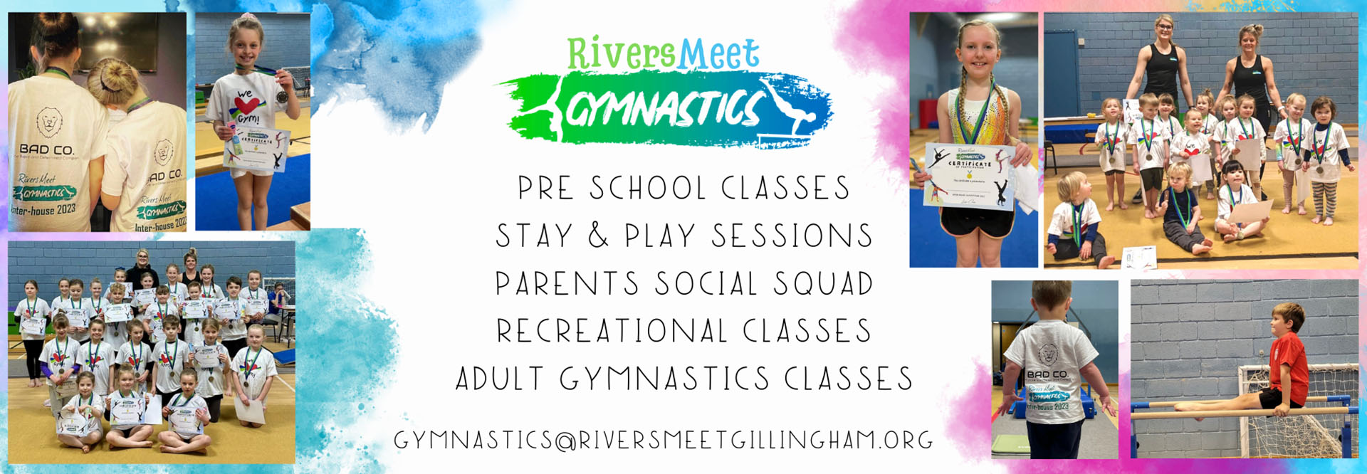 RiversMeet Gymnastics Banner